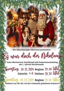 Es war doch der Nikolaus