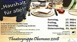 Haushalt für alle - Theatergruppe Obernsees 2018